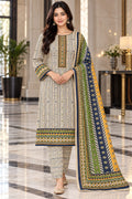 Premium Unstitched 3 Piece Cotton
