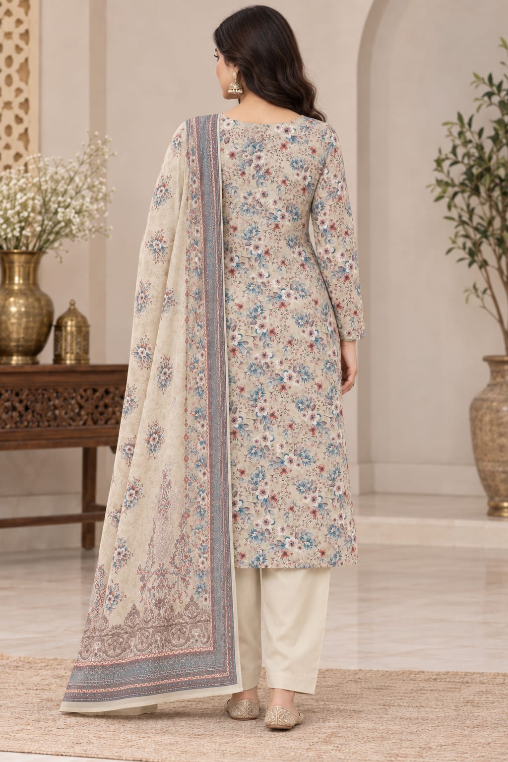 Premium Unstitched 3 Piece Linen