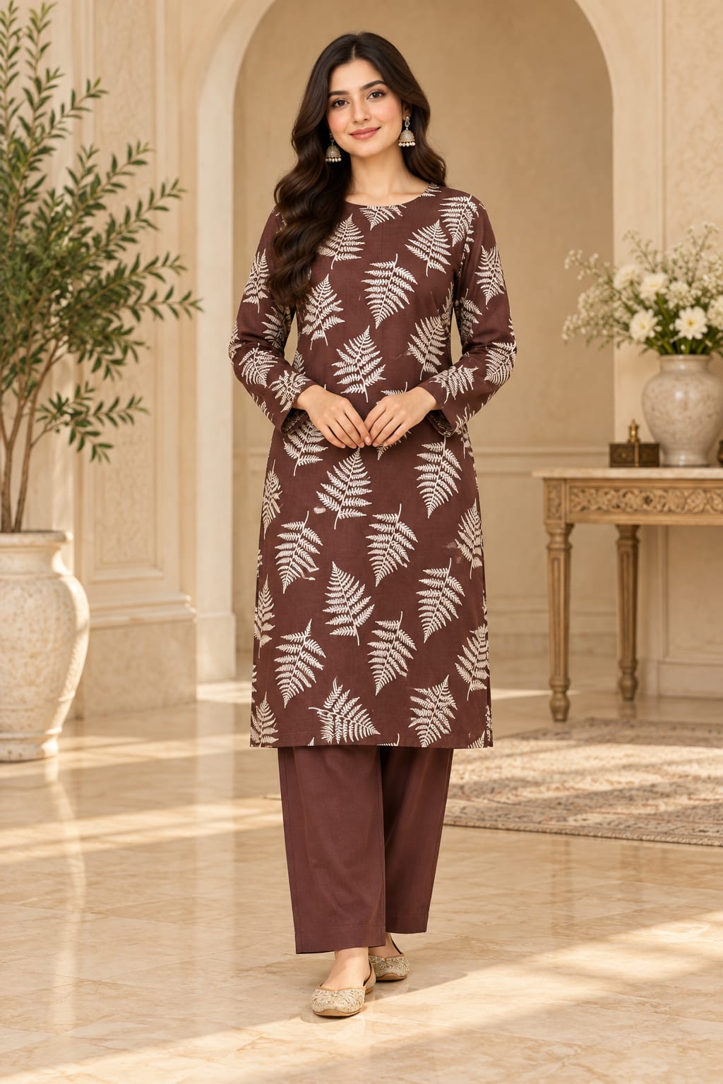 2 Piece Premium Cotton Unstitched