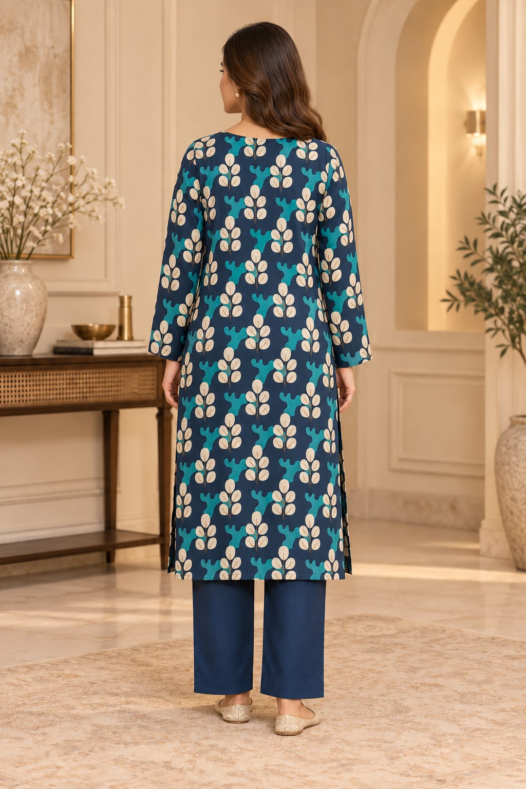 2 Piece Premium Cotton Unstitched